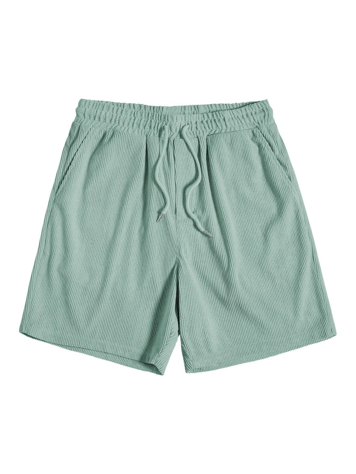 Gecoördineerde heren corduroy tweedelige set, stijlvol, comfortabel en modieus voor vrije tijd en casual.