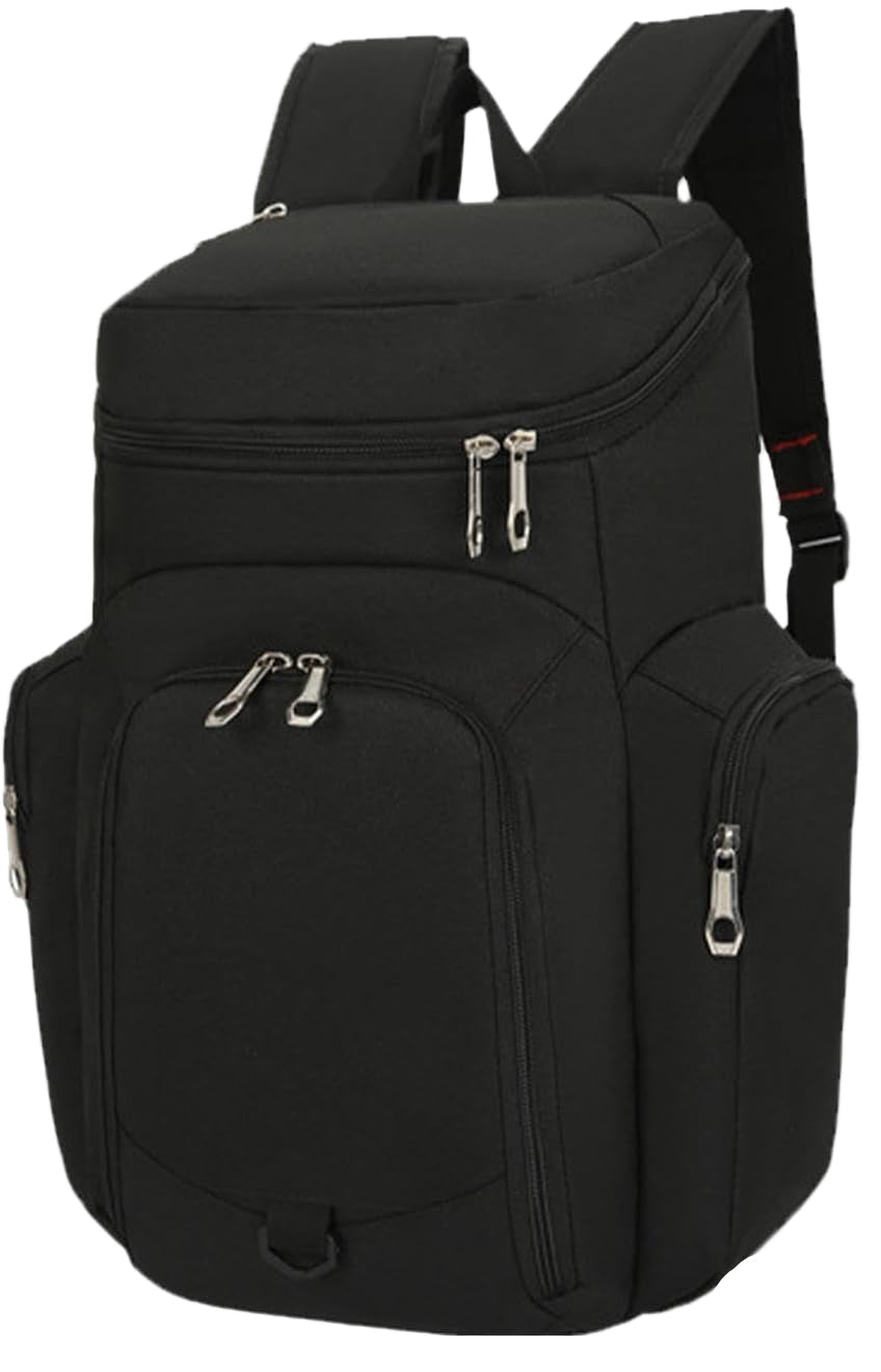 Functionele herenrugzak, 30L, speciaal voor basketbal en andere sporten. Robuust design.