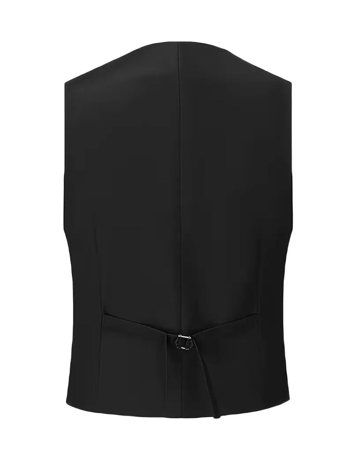 Chique driedelig herenpak met fijne stof, comfortabele slim fit pasvorm voor heren.