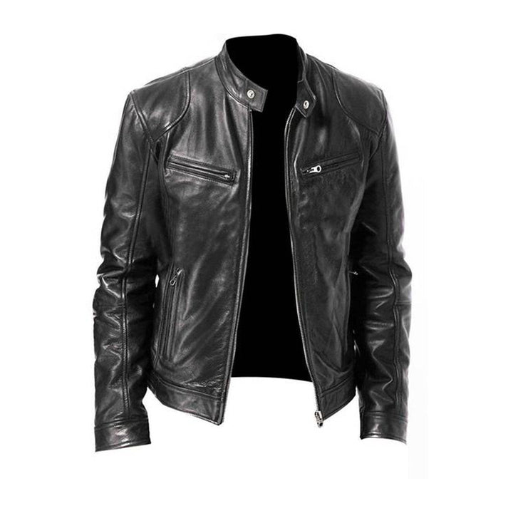 Heren elegante overgangsjas, klassieke pasvorm. Stijlvolle bovenkleding voor herfst en lente.