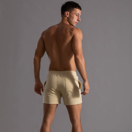 Heren superstretch shorts, ontworpen voor intensieve fitness sessies.