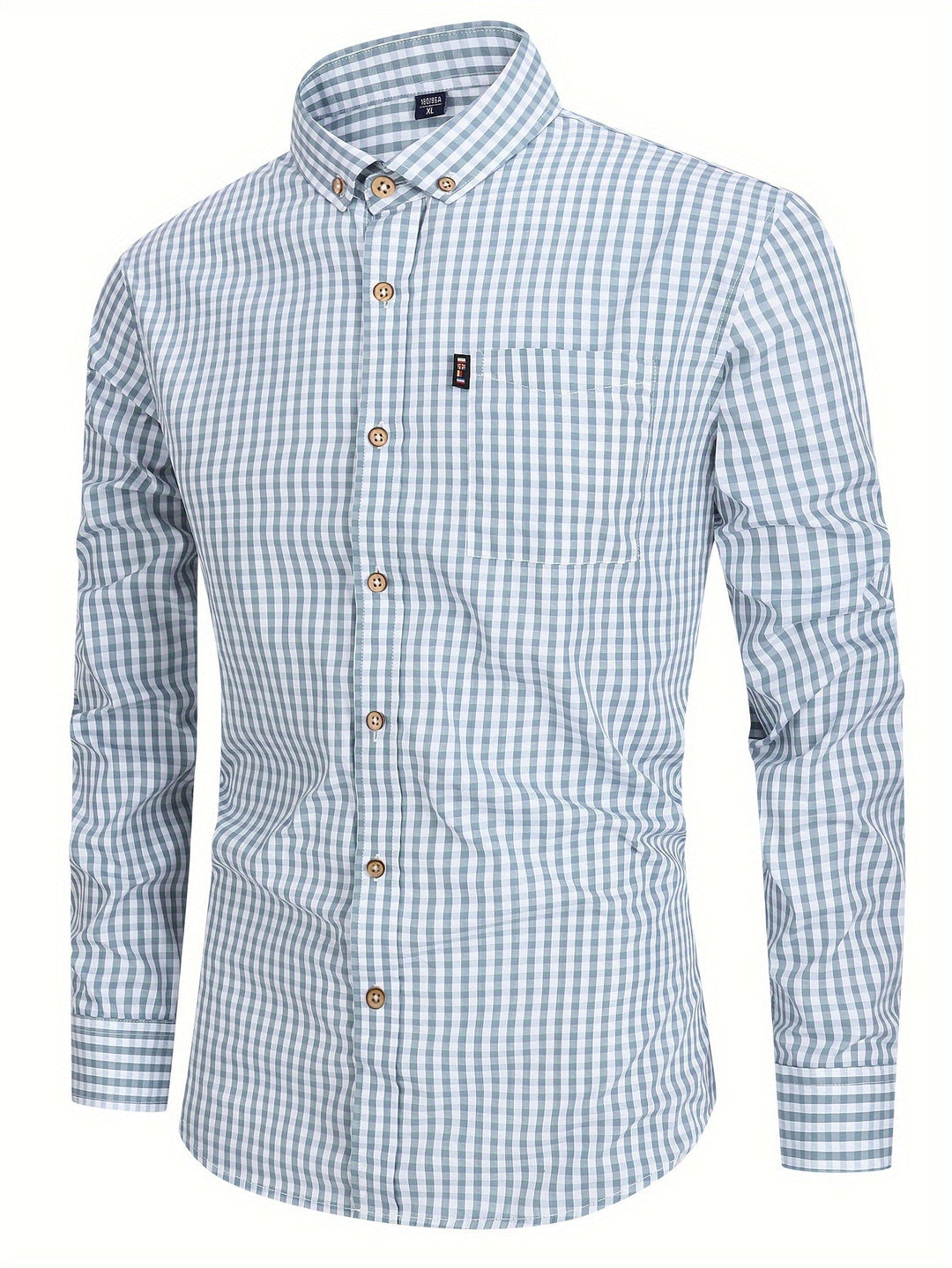 Warm en stijlvol geruit heren overhemd met lange mouwen. Ideaal voor de koudere maanden, comfortabele herenmode.
