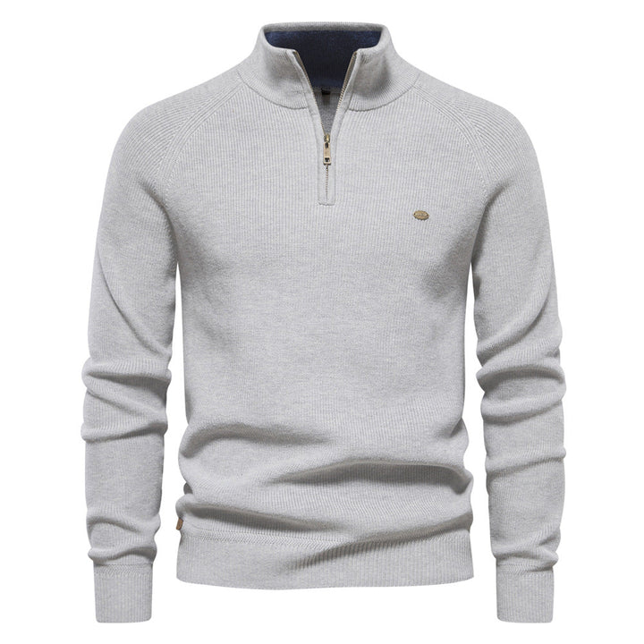 Stijlvolle heren half-zip trui, geschikt voor zakelijk en casual. Warme, ademende pullover voor dagelijks gebruik.