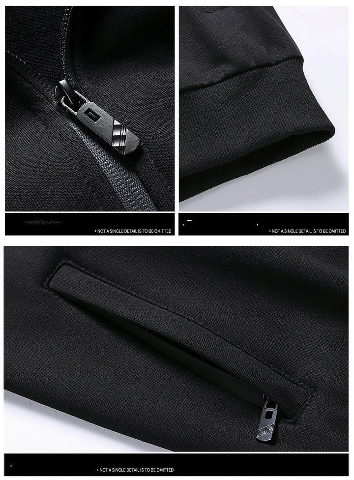 Comfortabel en stijlvol heren herfst joggingpak. Complete set voor sport, athleisure en casual dagelijkse mode.