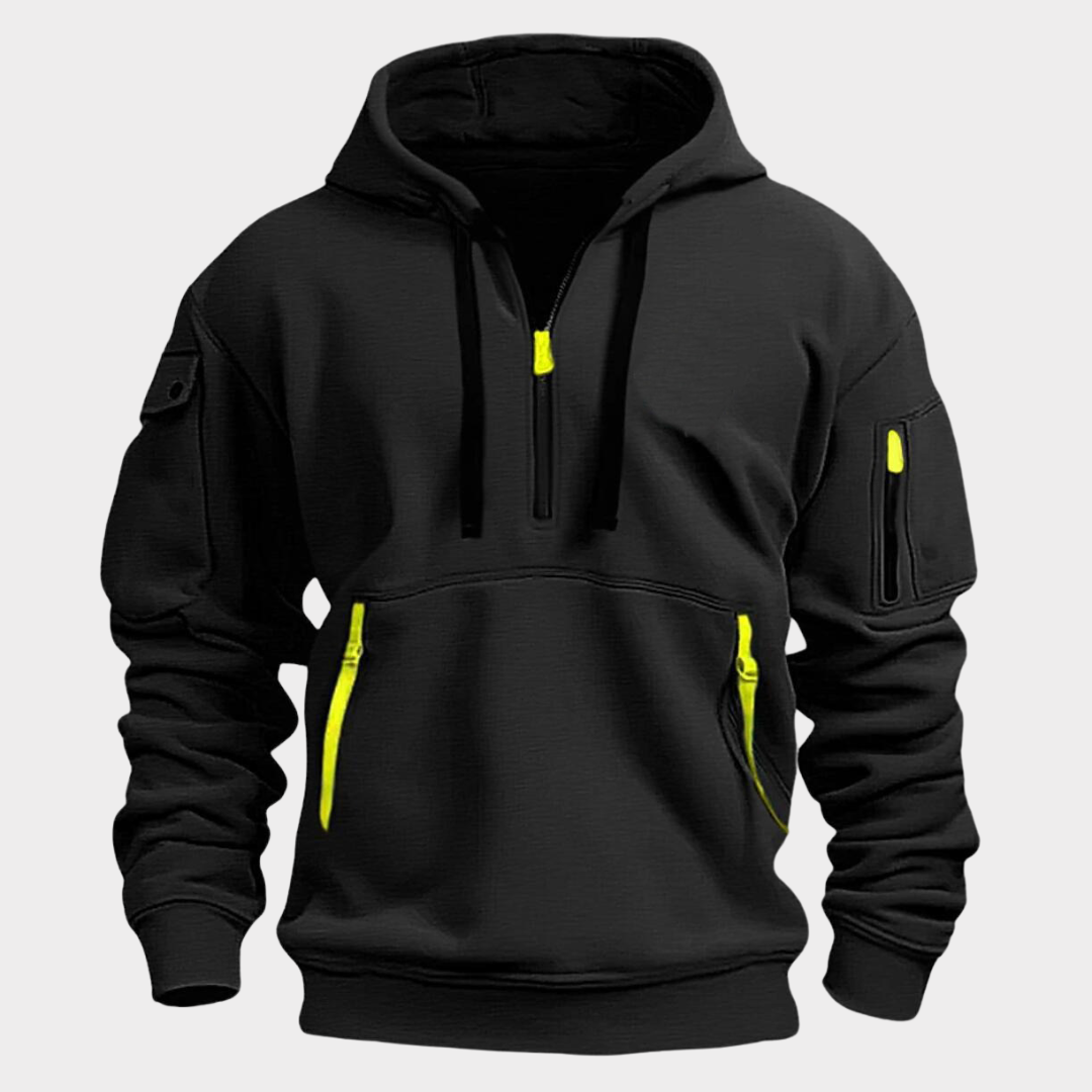 Zachte heren hoodie van hoogwaardig katoen. Ideaal als casual trui of comfortabel sweatshirt.