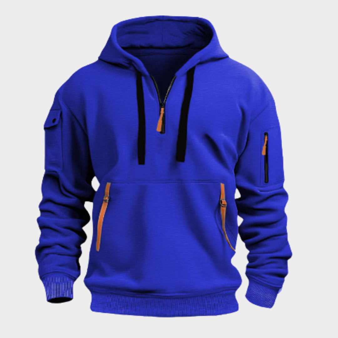 Veelzijdige heren hoodie, perfect als comfortabele trui, sweatshirt of casual pullover voor dagelijks gebruik.