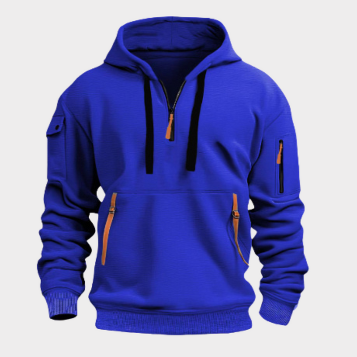Veelzijdige heren hoodie, perfect als comfortabele trui, sweatshirt of casual pullover voor dagelijks gebruik.