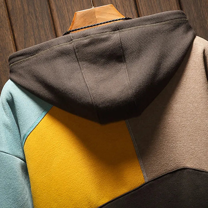 Ultiem comfortabele loose-fit heren hoodie, ideaal voor ontspannen vrijetijd en casual herfstmode.