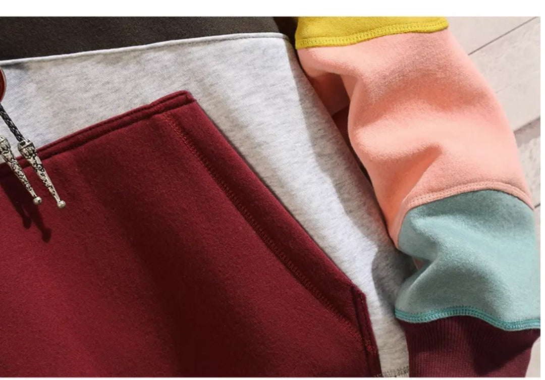 Heren hoodie met capuchon, loose-fit voor ultiem comfort, casual herfst- en wintermode.