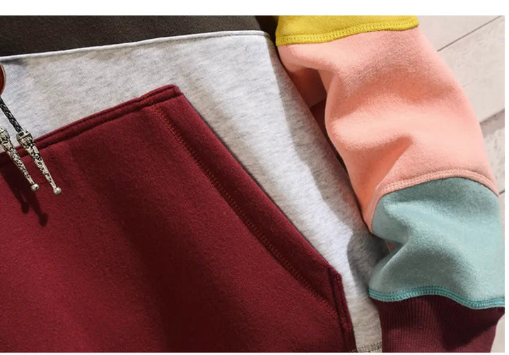 Heren hoodie met capuchon, loose-fit voor ultiem comfort, casual herfst- en wintermode.
