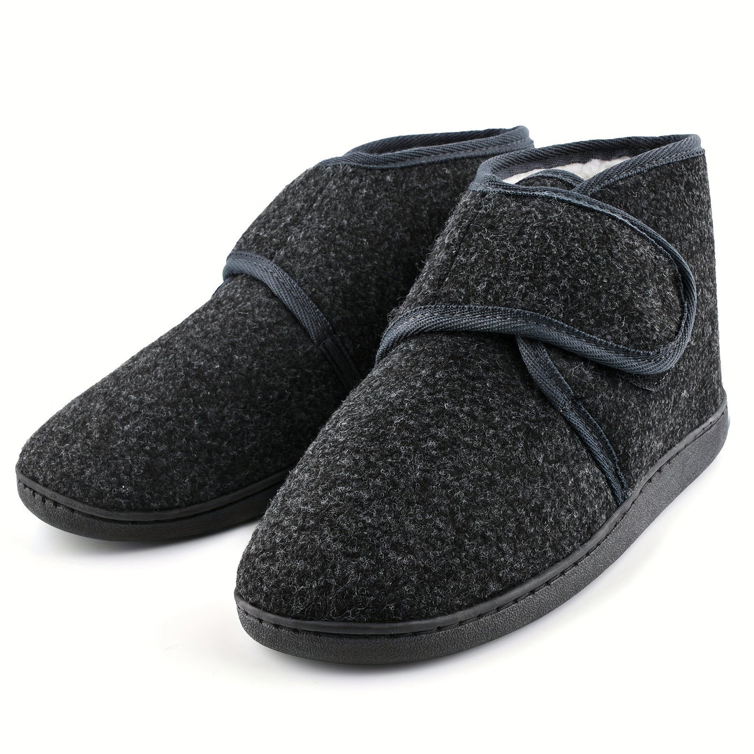 Heren instapper pantoffels, comfortabel en ondersteunend, ideaal voor thuis.