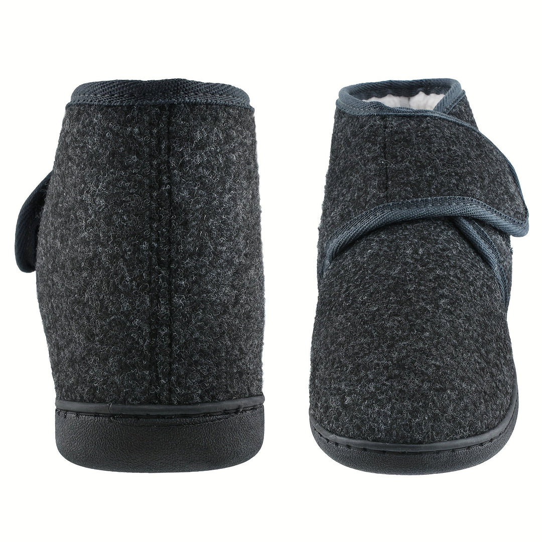 Zachte, comfortabele heren pantoffels met een warme voering, perfect als huisschoenen.