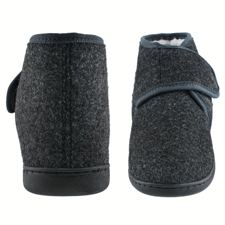Zachte, comfortabele heren pantoffels met een warme voering, perfect als huisschoenen.