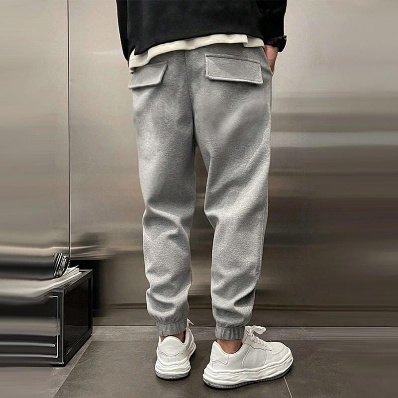 Casual heren vrijetijdsbroek, nauwsluitend model voor optimale bewegingsvrijheid.