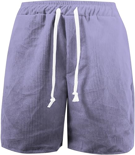 Moderne heren korte broek met ribstructuur; comfort en stijl gecombineerd. Ideaal voor veelzijdige zomeroutfits.