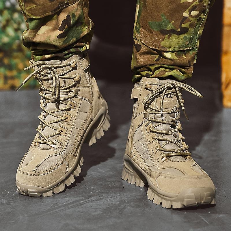 Zwarte heren militaire laarzen, waterdicht en duurzaam, perfect voor outdoor avonturen.