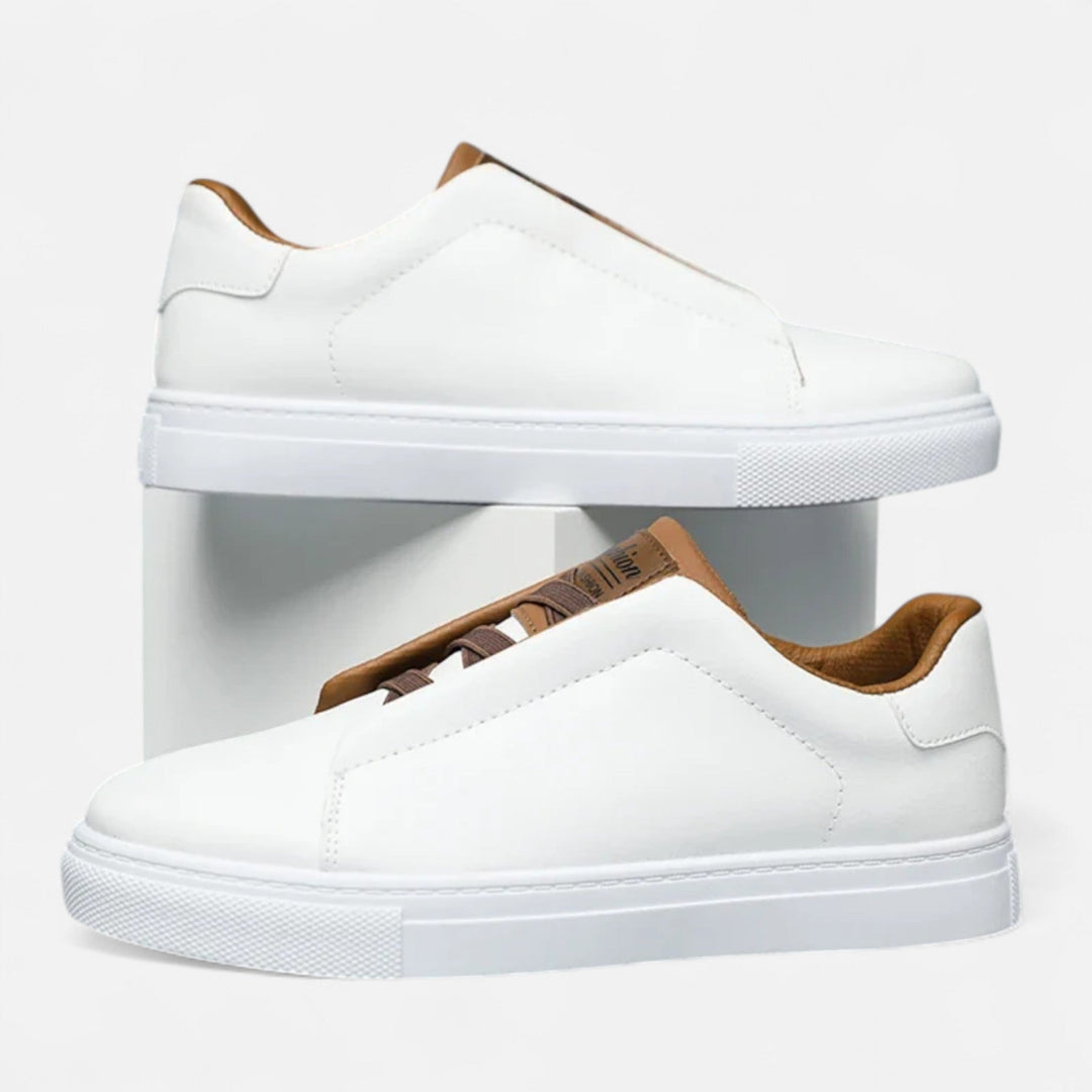 Heren Noah slip-on sneakers voor dagelijks comfort. Stijlvolle vetersloze modeschoenen, perfect voor een casual look.