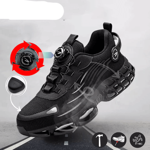 Lichtgewicht heren werkschoenen Orion. Lekbestendig, antislip en orthopedisch, ideaal voor industriële bescherming en dagelijks comfort.