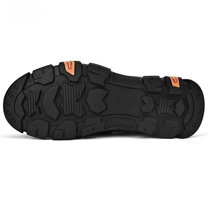 Lichte orthopedische instappers voor heren, perfect voor lange wandelingen in de zomer met optimale steun.