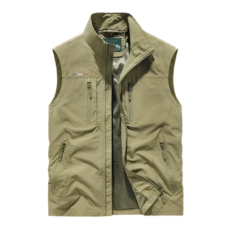 Heren outdoor bodywarmer voor actieve dagen. Comfortabel en praktisch vest, ideaal als laagjeskleding.