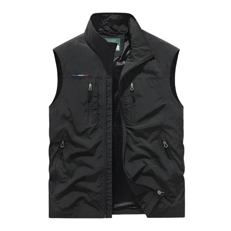 Stijlvolle heren outdoor bodywarmer in diverse kleuren. Windbestendig vest, perfect voor lente en herfst.