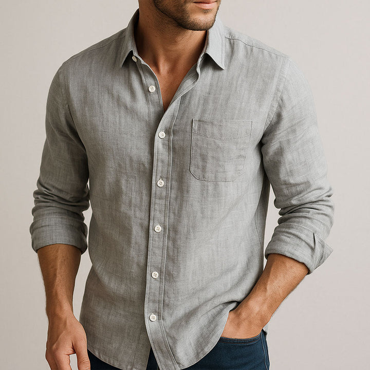 Comfortabel heren overhemd, ideaal voor elke gelegenheid. Stijlvol en essentieel voor moderne mannen mode.