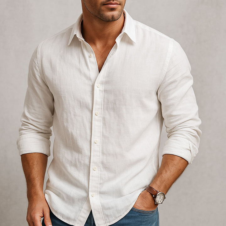 Lichtgewicht zomer heren overhemd voor optimaal comfort. Casual stijlvol design, een must-have in mannen mode.