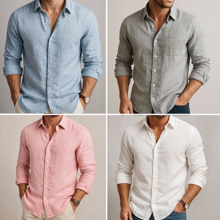 Hoogwaardig comfort heren overhemd, perfect voor casual outfits. Essentieel en veelzijdig in elke mannen garderobe.