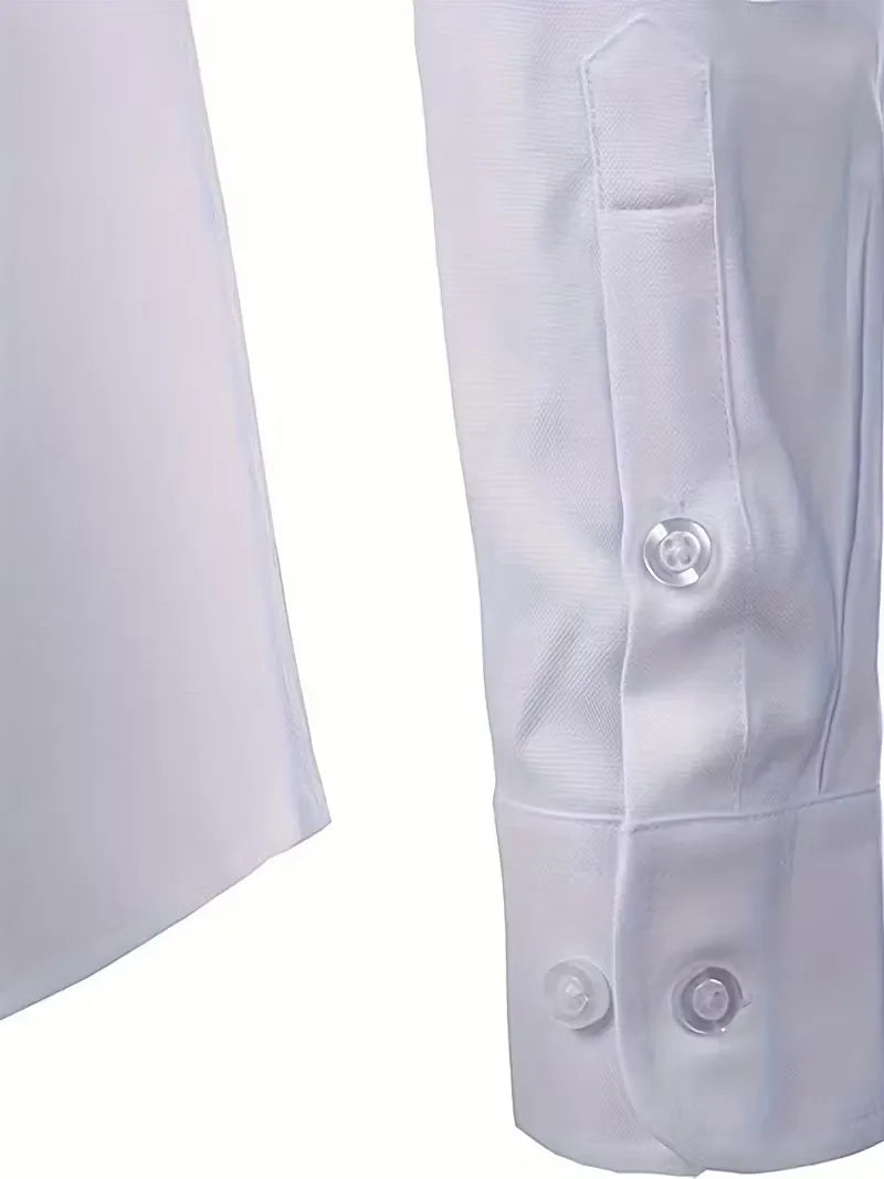 Heren overhemd met mandarijnkraag, regular fit, ideaal voor dagelijks gebruik.