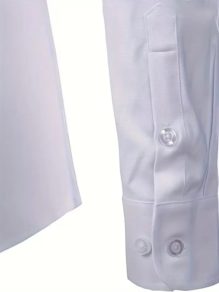 Heren overhemd met mandarijnkraag, regular fit, ideaal voor dagelijks gebruik.