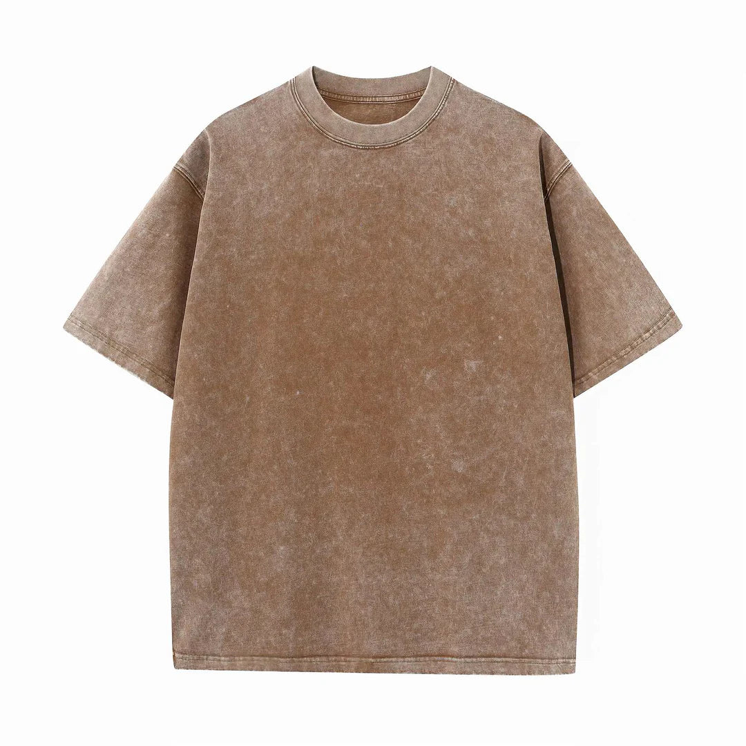 Heren T-shirt 5-pack met oversized pasvorm. Comfortabel en ademend voor lente- en zomerkleding. Losse pasvorm, casual stijl.