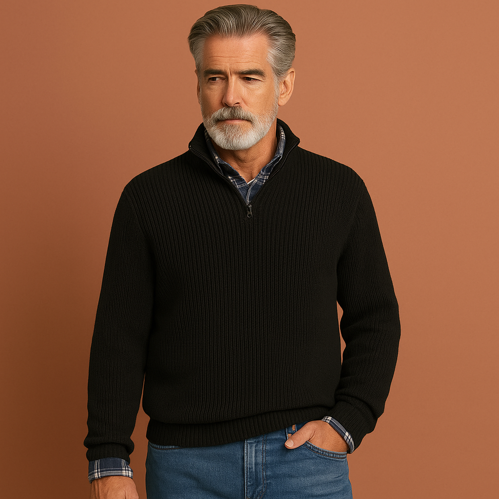 Relaxte pasvorm heren oversized trui van zachte stof, comfortabel voor dagelijks gebruik en winterse kou.