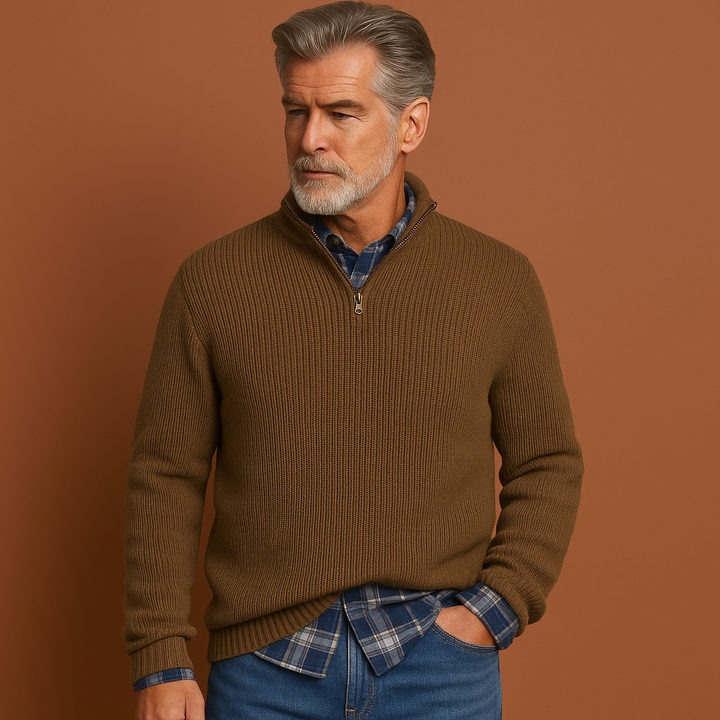 Heren oversized pullover: comfortabel, warm en stijlvol, perfect voor casual dagelijks gebruik in herfst/winter.