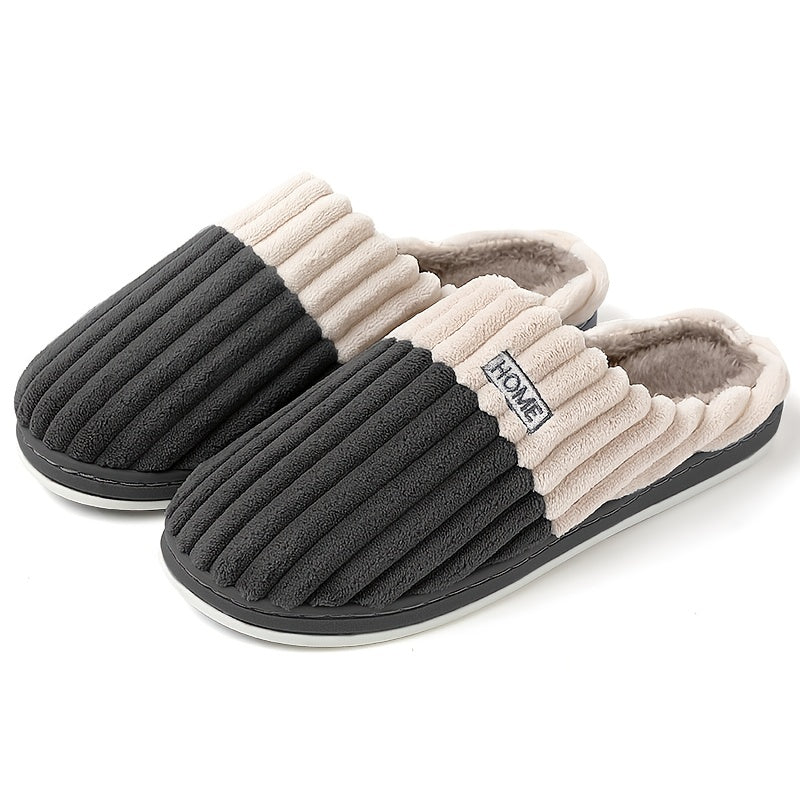 Comfortabele en warme heren binnenschoenen voor dagelijks gebruik thuis.