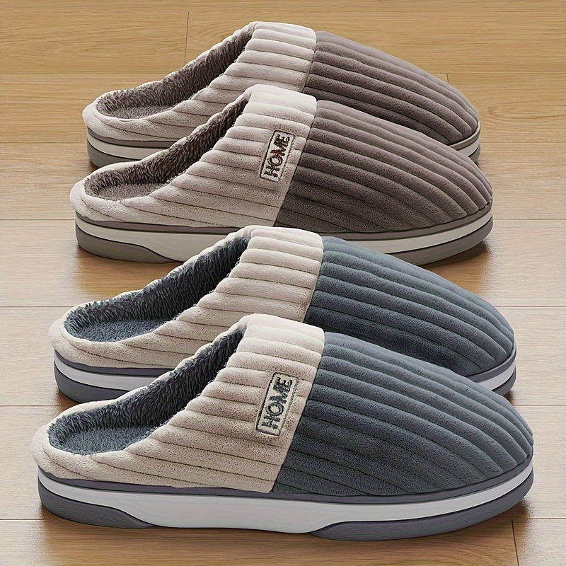 Stijlvolle heren pantoffel, comfortabel en met praktische waterdichte zool.