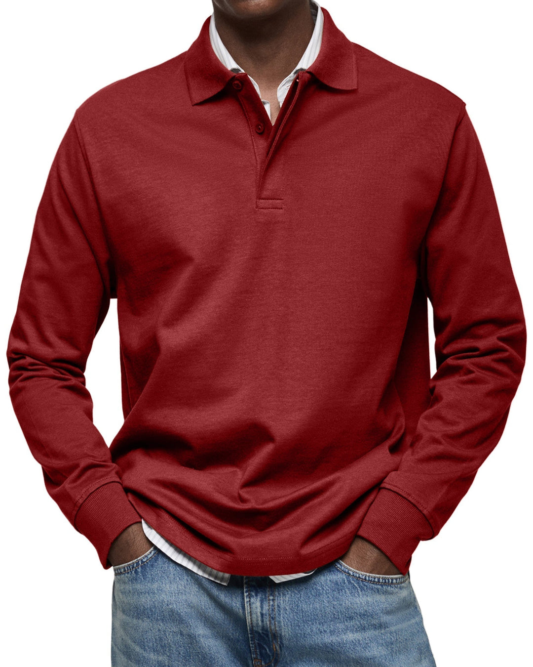 Herenmode trend: de polo met lange mouwen, een must-have voor een stijlvolle en comfortabele garderobe.