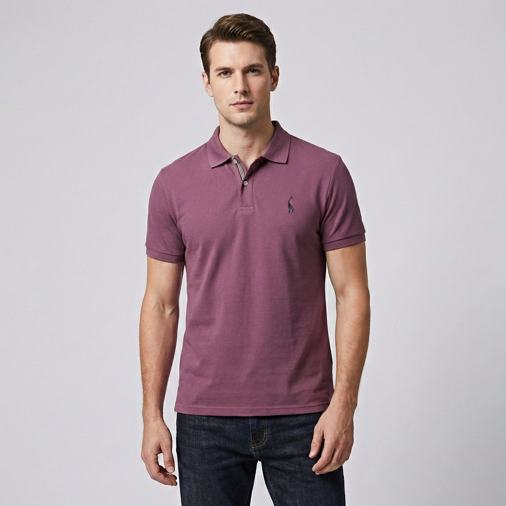 Heren polo t-shirt met korte mouwen, casual zomerkleding