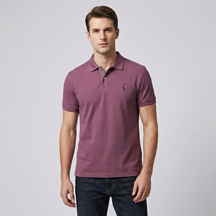 Heren polo t-shirt met korte mouwen, casual zomerkleding