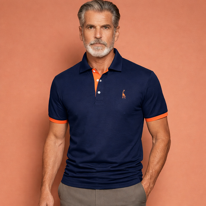 Heren poloshirt met klassieke kraag, comfortabel voor dagelijks casual gebruik. Stijlvolle herenmode.