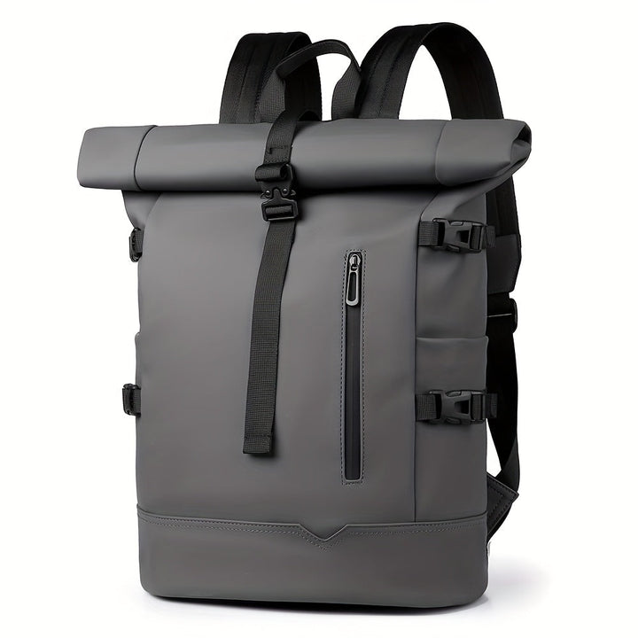 Veelzijdige heren rugzak, waterdicht met laptopvak, ideaal als schooltas, werktas of reistas.