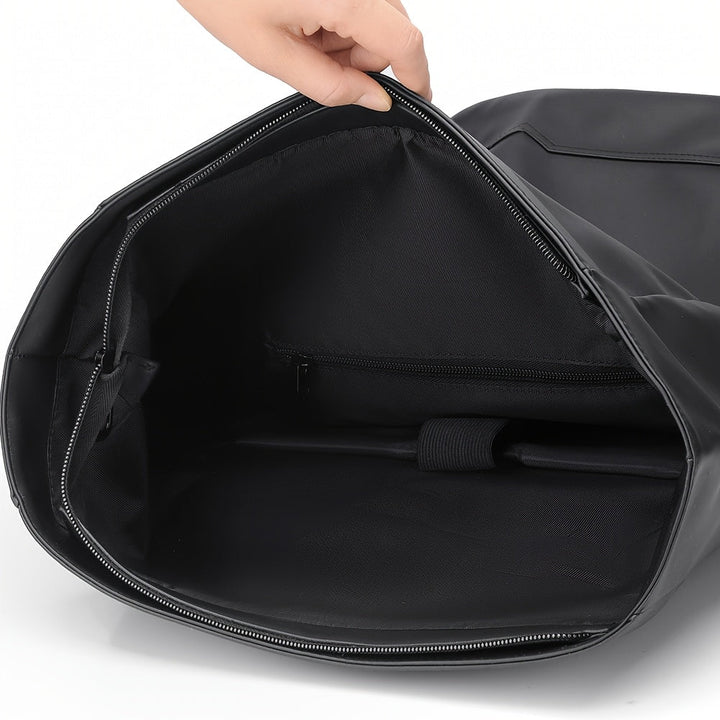 Waterdichte heren reistas/rugzak met laptopvak, perfect voor korte trips en dagelijks gebruik.