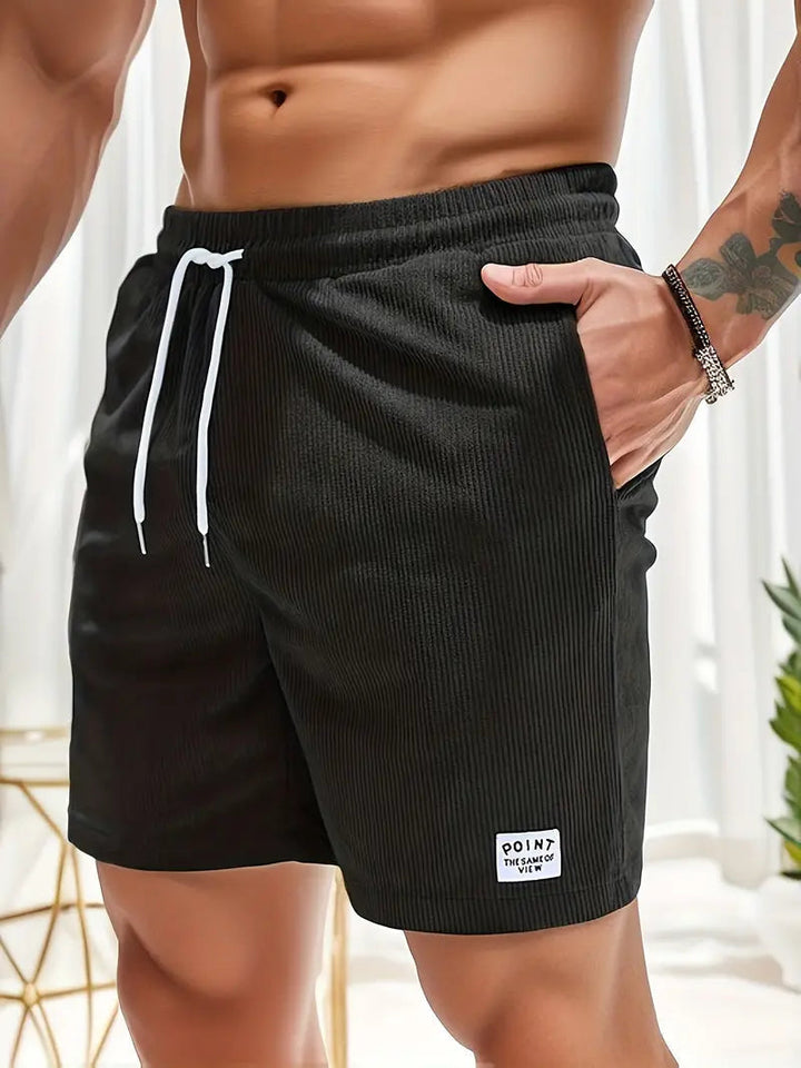 Heren zwemshorts met comfortabele elastische taille en functionele zakken.