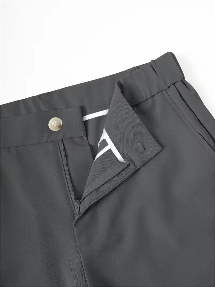 Heren mid-rise shorts, straight leg, ideaal voor een comfortabele en stijlvolle zomer.