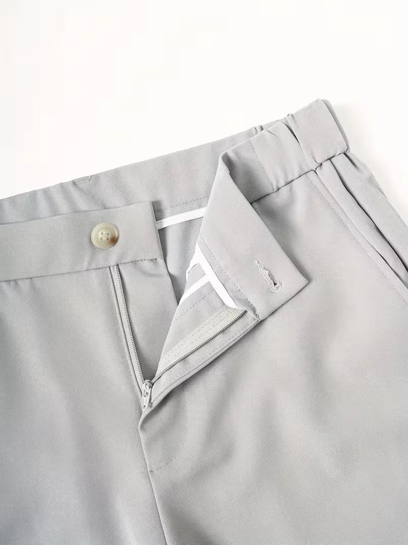 Ademende heren shorts met zijzakken, comfortabel en casual voor de zomer.