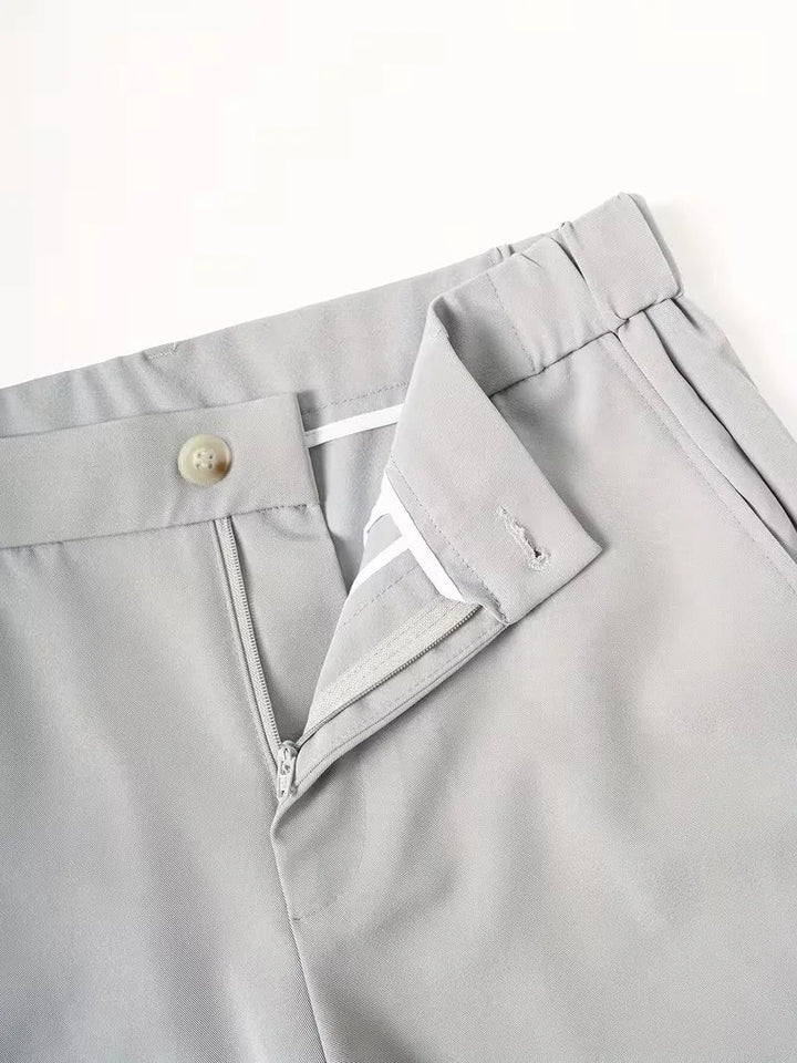 Ademende heren shorts met zijzakken, comfortabel en casual voor de zomer.