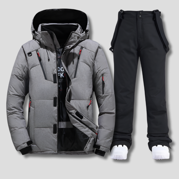 Weerbestendige heren ski-overall, perfecte buitenkleding voor actieve wintersport