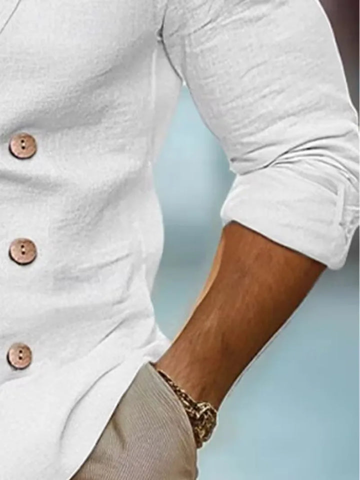 Elegante slimfit herenblazer, ideaal voor zakelijke bijeenkomsten en formele kleding.