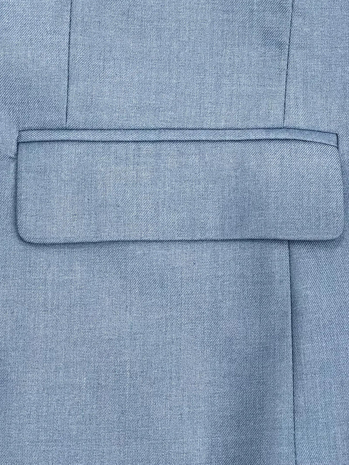Bruiloftspak slim fit driedelig; voor de bruidegom of gast die er elegant uit wil zien.