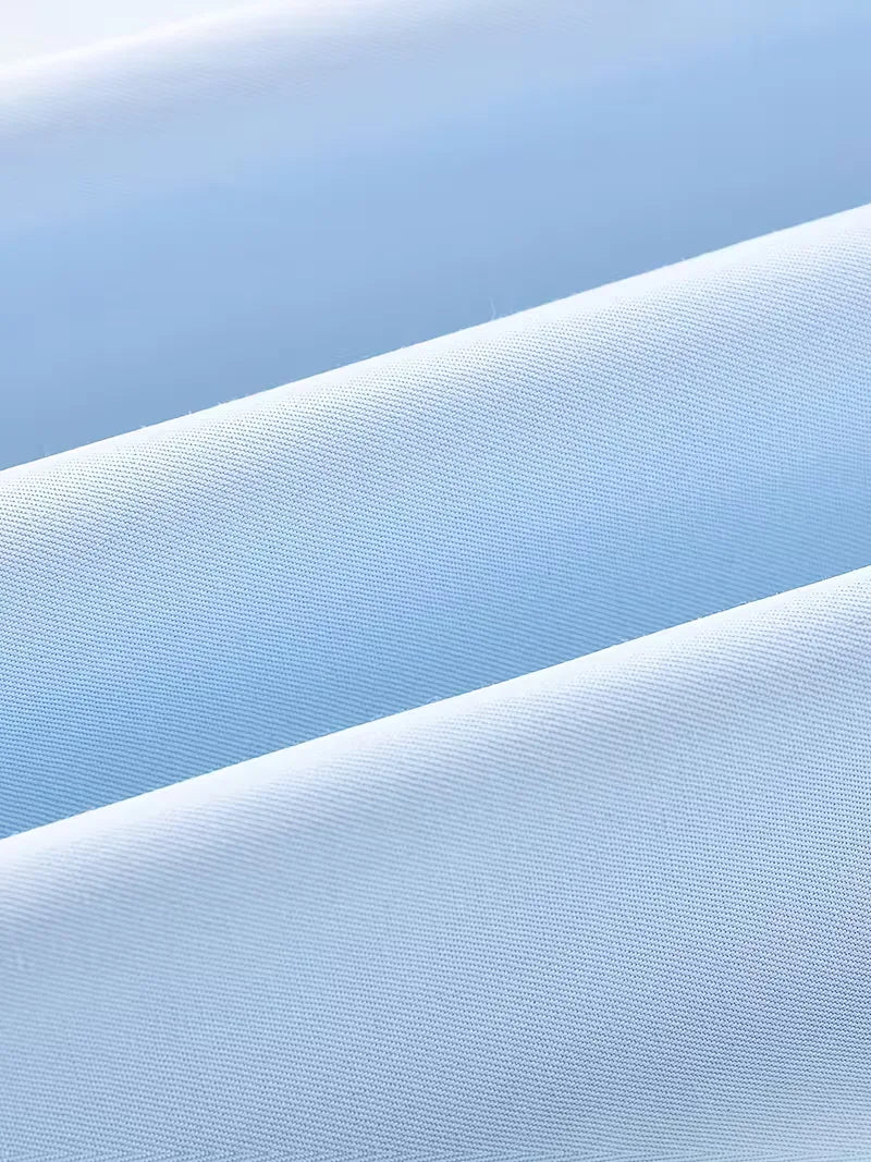 Stijlvol herenoverhemd met lange mouwen en slim fit pasvorm, mandarijnkraag voor een unieke twist.