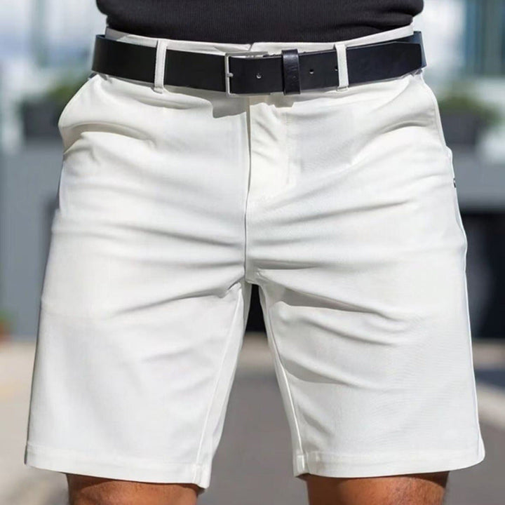 Ademende heren slim fit sportshorts met stretch voor comfort en stijl tijdens training en vrije tijd.